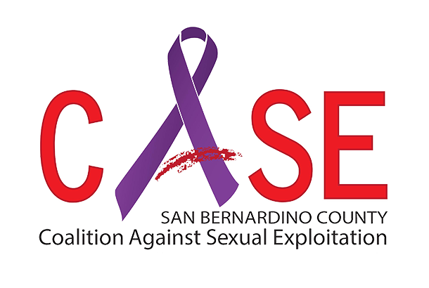 Logo for CASE or Coalition Against Sexual Exploitation.