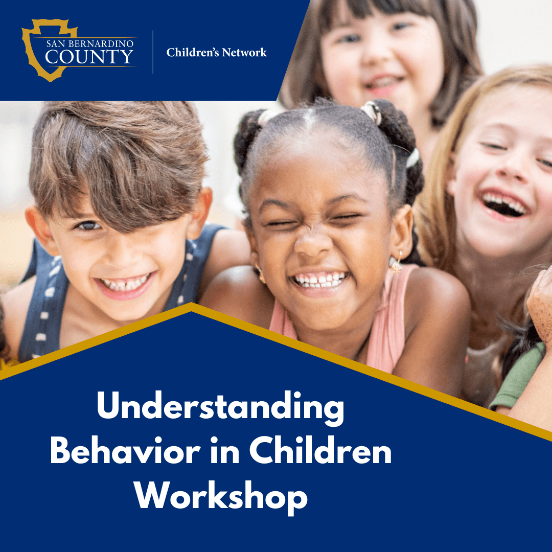 Understanding Behavior in Children Workshop (Instagram Post) Understanding Behavior in Children Workshop.